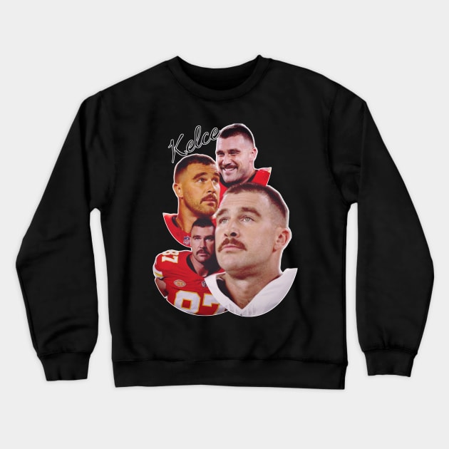 Travis Kelce 87 Crewneck Sweatshirt by Smriti_artwork